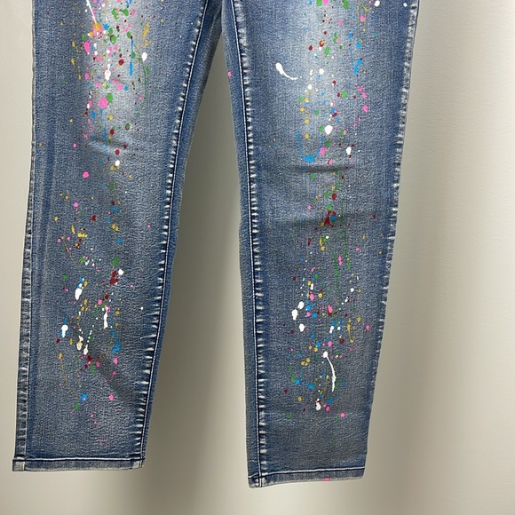 OLI & SOFIA Deni with a Custom Colorful Splash Ladies Size 10 - Picture 5 of 11